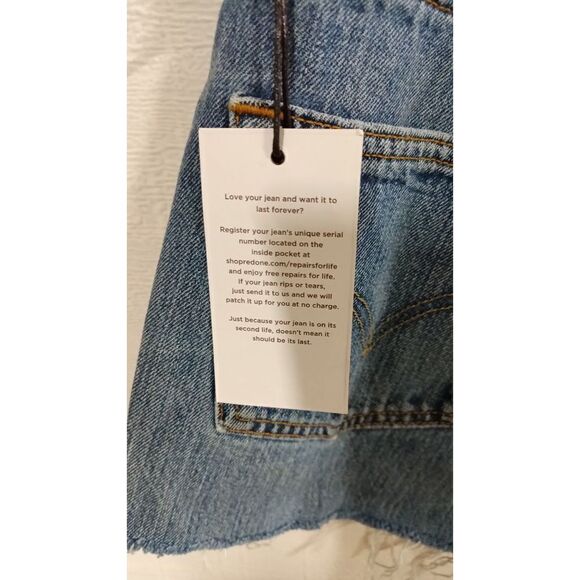 NWT Levi's redone jean shorts - Picture 8 of 11